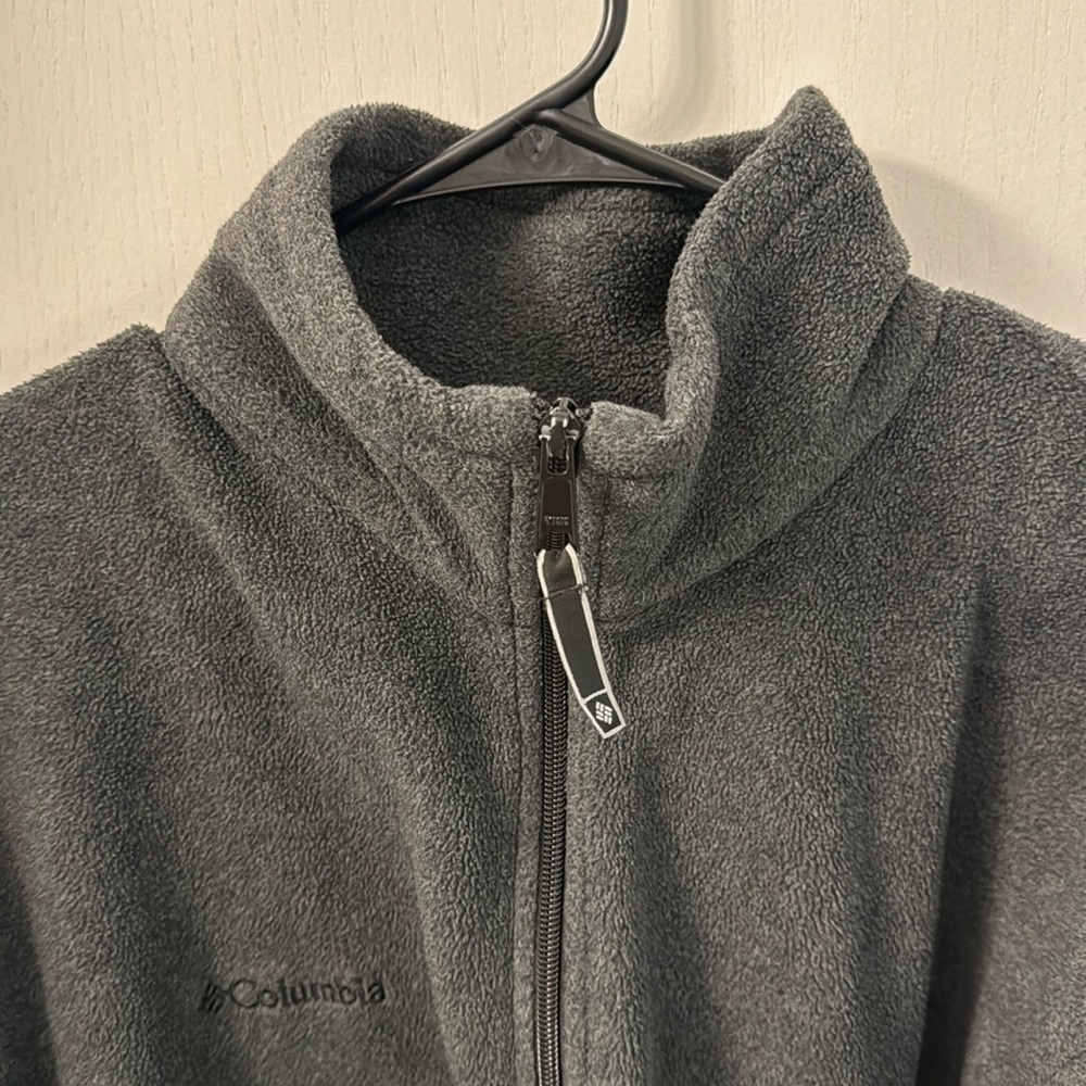 Columbia Fleece Charcoal Gray XL